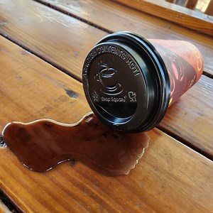 Realistic Fake Coffee Cup Spill With Lid by Dead Head Props, Great as as a Gag Gift or Prank! - Etsy Canada