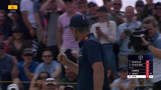 Justin Rose is in the zone. He has four birdies in his last five holes. | The Open