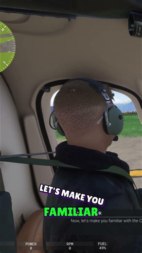 Inside a Helicopter Cockpit: Your First Flight Lesson! #shorts