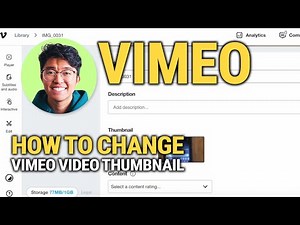 How To Change Vimeo Video Thumbnail: EASY Guide!
