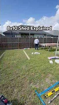 8x10 Shed Explained #gardenshed #backyardshed #diyshed #construction #diy