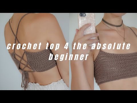 the FIRST crochet top you should make as a beginner! | in-depth tutorial *read description first*