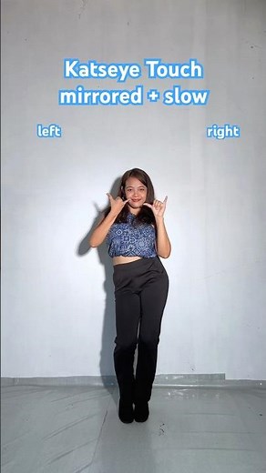 [tutorial] KATSEYE Touch Dance Tutorial Mirrored and Slow #Shorts #katseye #katseye_touch #hybe