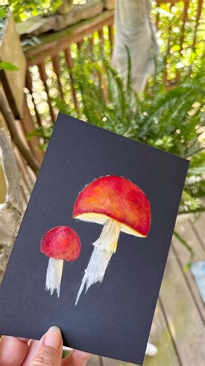 70 reactions · 3 comments | Watch to see what I painted @terrifoss @earthlysoulsandspiritsoracle #witch#cat#painting#art#halloween#moon#smallbusiness#acrylicpainting#artistsoninstagram#reel#reels#reelsinstagram#reelsvideo#insta#instagood #instamoods#etsy#mushroom#amanitamushroom | Terri Foss | Facebook