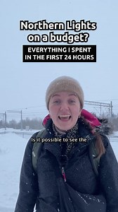 6.9K views · 51 reactions | Hunting for the Northern Lights on a budget in Swedish Lapland  and everything I spent in 24 hours! Abisko, Sweden | Holiday Expert | Facebook