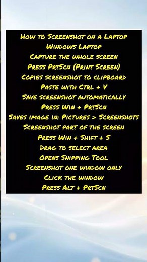 How to screenshot on a laptop easily #screenshot #laptophacks