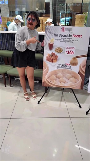 Lugang Cafe Cebu Weekday Promo is here! Dine solo for only ₱398 and enjoy a set meal. The best part? Just add just ₱188 for unlimited Xiao Long Bao! Or bring the whole gang and indulge in a Feast for 5 for only ₱3,888. #CebuanoCravings #LugangCafe #LugangCafeWeekdayPromo #CebuFoodVlogger | Cebuano cravings