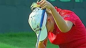 In honor of the final round of the inaugural LPGA*USGA National Championship, 2024 Drive, Chip & Putt Champion Madison Pyatt recreated Cristie Kerr’s iconic celebration after winning the U.S. Women’s Open at Pine Needles 💖 | LPGA-USGA Girls Golf