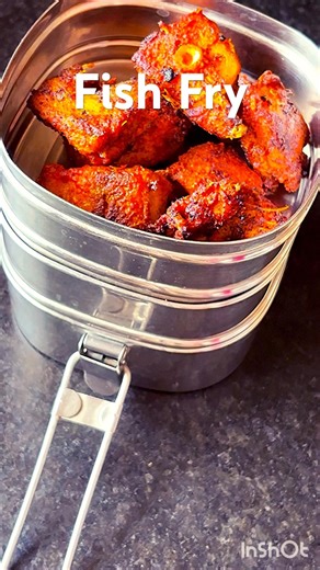 Fish Lunch Box Combo- Spicy meen/Fish kulambu with crispy sankara fish fry.#lunchbox#shorts#fishfry