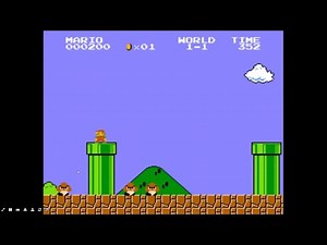 Super Mario Bros Nintendo (NES) Gameplay