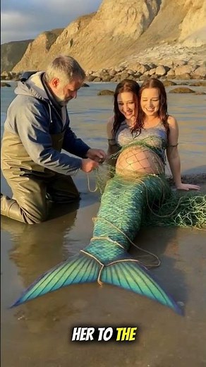 Mermaid Caught in Fishing Net—But She Has Two Heads!
