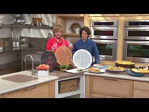 CooksEssentials Round Crisper Pan with Nonstick with Carolyn Gracie