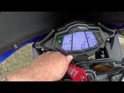 Yamaha YZF-R 125 Service reset