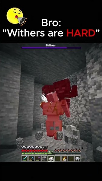 Minecraft lifehack how to get a beacon / get a wither #minecraft #wither #hardcore #lifehacks