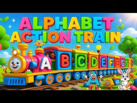 Learn Alphabet Train Song || Alphabet ABC Train Song for Children. |Learn ABCD || Kid's #video