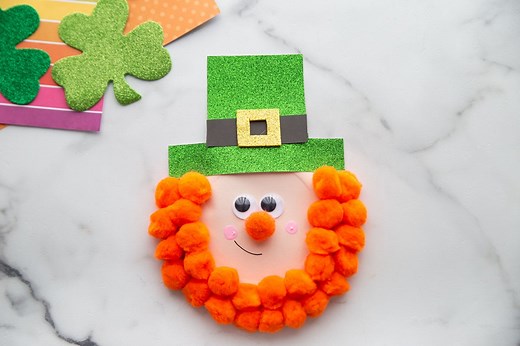 Leprechaun Paper Plate Craft