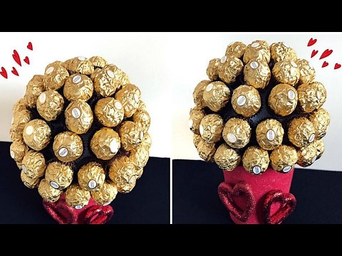 DIY VALENTINES DAY FERRERO ROCHER BOUQUET!