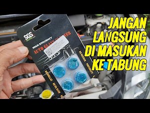 Cara Pakai Tablet Detergen Wiper Kaca Mobil Yang Benar, Jangan Langsung Dimasukkan ke Tangki!