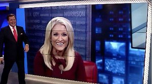 I HAVE NEVER SEEN MIKE MORGAN LAUGH SO HARD - I WAS CRYING! Lactation to weather is a tough transition, and we were 'milking' it for all it was worth! 'Udderly' hilarious! | Heather Holeman