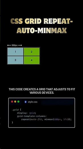 Mastering AUTO MINMAX in CSS GRID!
