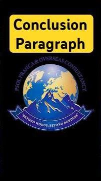 Conclusion Paragraph | IELTS essay | IELTS writing | how to write conclusion paragraph #ielts