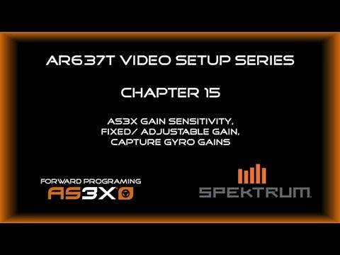 Spektrum Smart Receiver AS3X Setup Series #15 - Advanced Gain Settings Explained