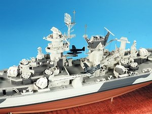 USS Alaska, Hobby Boss 1/350 scale kit – Part-3, fittings, radar and catapult assemblies