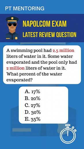 QUESTION OF THE DAY for Quantitative Reasoning - Problem Solving We have PREMIUM COMPREHENSIVE REVIEW for Napolcom na i-co-cover lahat ng parts ng exam. LIMITED SLOTS LEFT! Full details: https://www.facebook.com/groups/napolcom.mentoring/permalink/710357577601651/?mibextid=S66gvF #NapolcomExam #NAPOLCOM #NAPOLCOMPasser | PT Mentoring and Review
