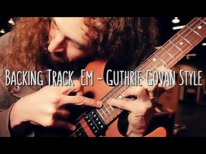 Backing Track Em - Guthrie Govan Style