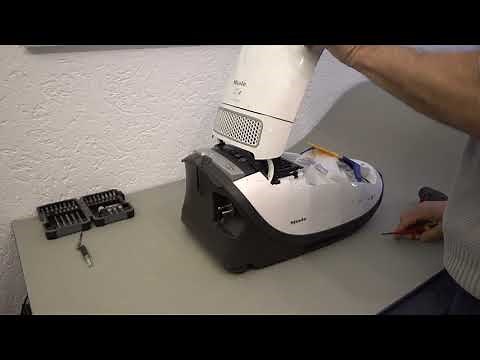 Miele S8340 EcoLine Kabeltrommel Kabelbruch Reparatur_Geht nicht mehr an ... Staubsauger
