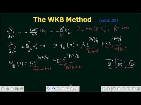 Lecture 19 | Derivation of Tunneling Coefficient Through a Potential Barrier Using WKB Method