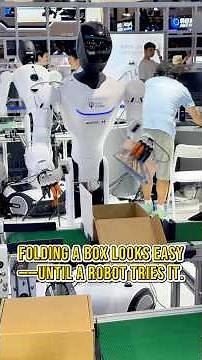 A Humanoid Robot Tries a Real Warehouse Task #robot #ai
