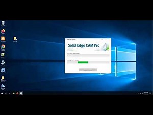 Solid Edge CAM Pro 2022 Installation Guide for Windows