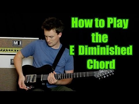How to Play the E Diminished Chord