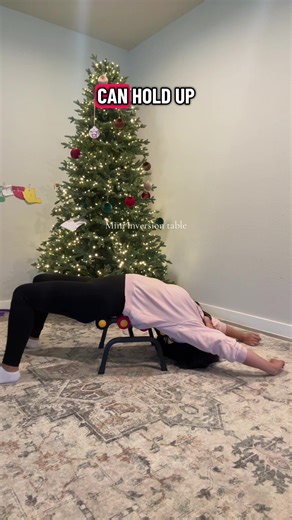 Mini inversion table is a game changer and everyone should have it! #miniinversiontable #inversiontable #backstretch #backpain #tiktokshopblackfriday