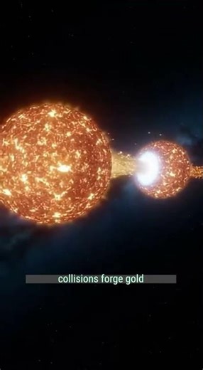 When Two Neutron Stars Crash, Something Incredible Happens #space #science #shorts