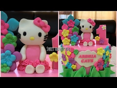 How to make Hello Kitty Cake topper