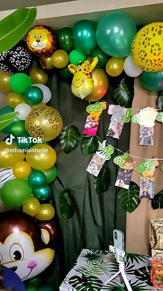 DIY Jungle Safari Birthday Decoration Ideas