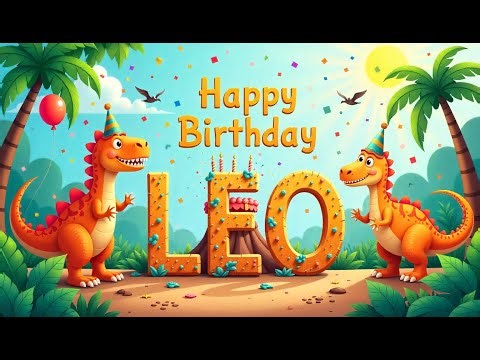 Happy Birthday LEO! 🎉🎂 A Special Unique Birthday Song Made Just For You! #birthdaysongwithnames