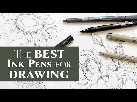 My Favorite Ink Pens For Fine Art Drawing