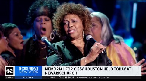 Memorial for Cissy Houston held at Newark, New Jersey church