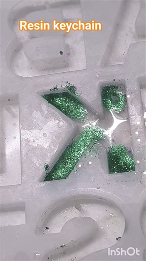 Resin Art Keychain – K Initial | Easy & Beautiful DIY