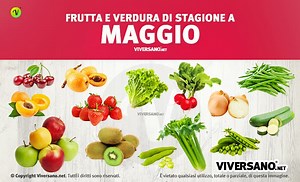 Frutta e verdura di Maggio: elenco completo   4 conserve di stagione