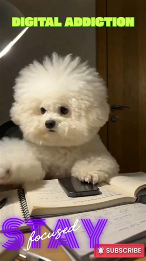 The Exact Moment He Gave Up On Homework 📱🐶 #shorts