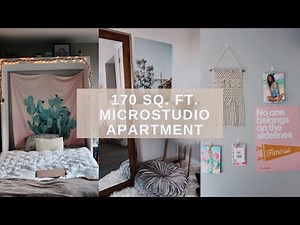 My Tiny San Francisco Apartment + Room Tour! (170 sq. ft.)