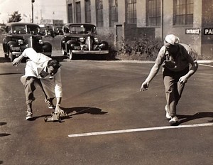 Tether Car Racing 1940s History Story