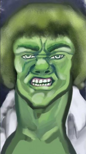 The Incredible Hulk TV Series Intro: Hand-Painted #shorts #incrediblehulk #tvintros