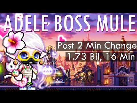 Maplestory Heroic Kronos Adele Boss Mule: Post 2 Minute Changes - 1.73 BIL in 16 Minutes