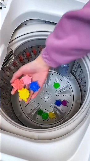 "Boost your laundry with Silicone Washing Machine Laundry Balls! 🧺✨ #LaundryHacks #HomeEssentials