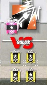 1 BUFFED Ash vs 4 Golds (Rainbow Six Siege)